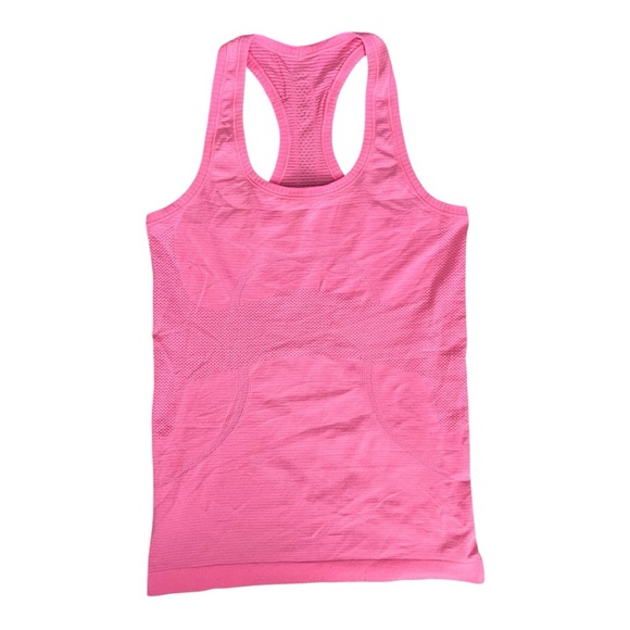 Lululemon Swiftly Tech Racerback Pink Shell / White | Size 4 - Picture 3 of 5
